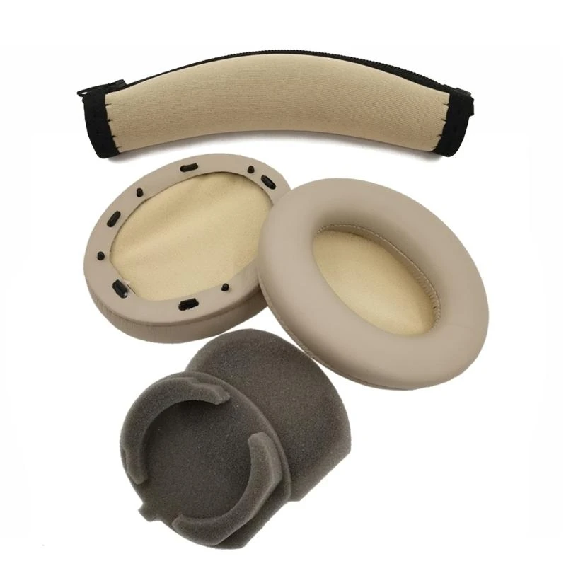 وسادة لسماعات الأذن لـ WH-1000XM3 Earphone Earcups مع أغطية حبل الشوكة