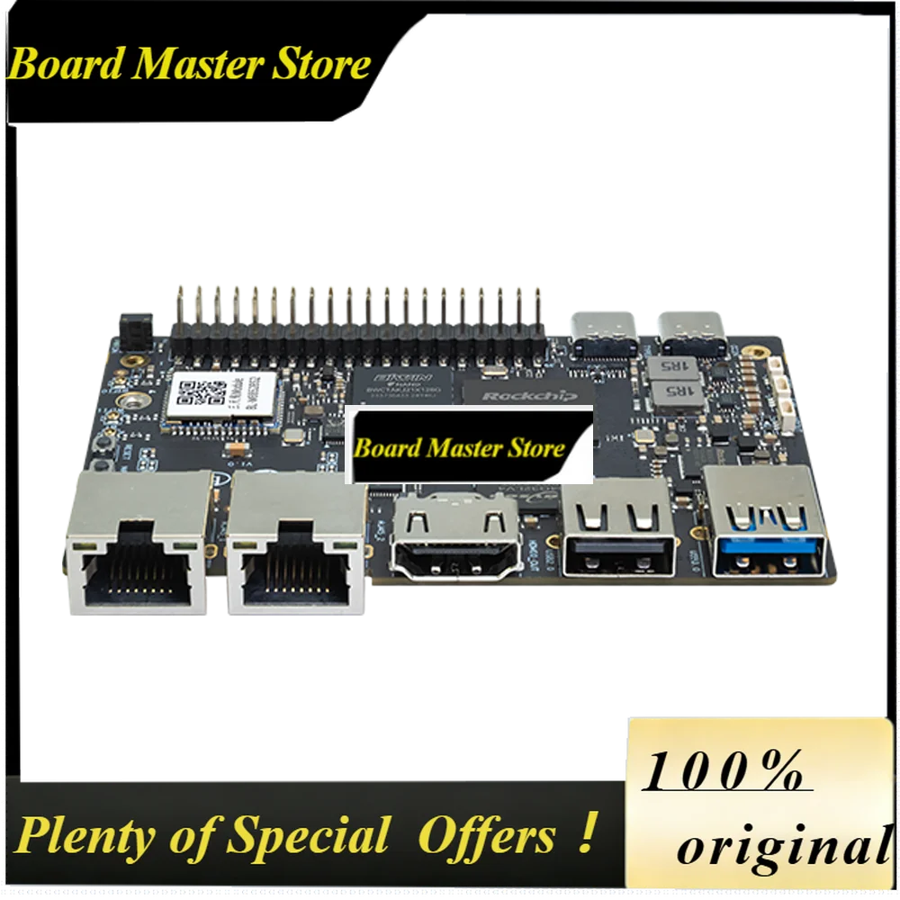 BoMaSBanana Pi BPI-M5 Pro Rockchip RK3576 4GB LPDDR4 64GB EMMC ARM Mali G52 MC3 GPU 6 TOPs SBC Development Board