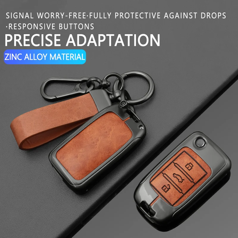 Flip Key Fob Shell Case Cover For Roewe RX5 350 360 750 MG3 MG5 MG6 MG7 MG ZS GT GS