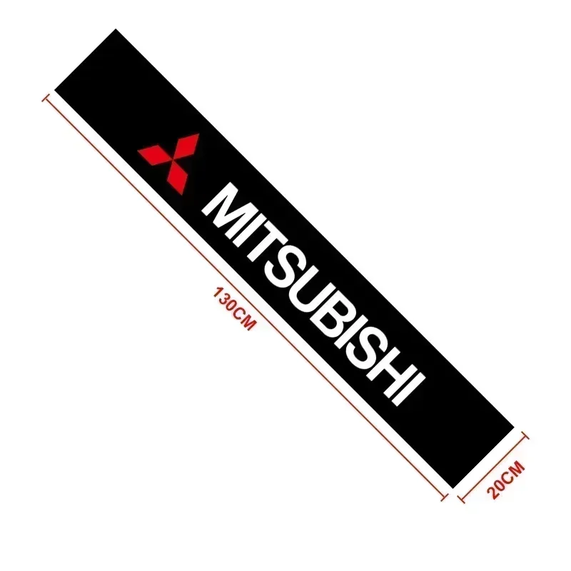 New Car front window shade decorative sticker For Mitsubishi Outlander Lancer 10 9 ASX RALLIART Eclipse L200 Pajero Accessories