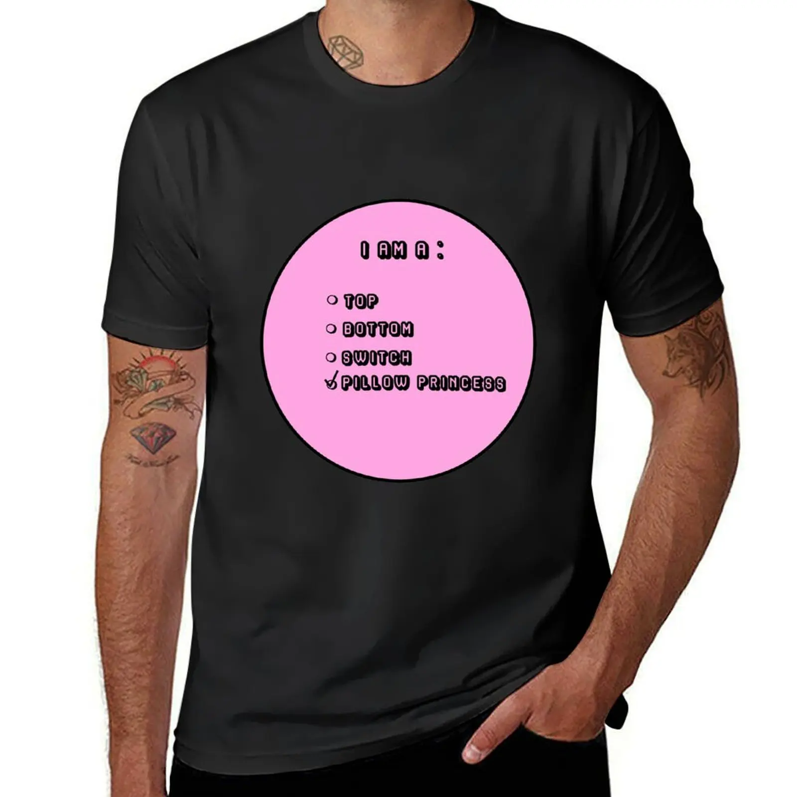 Pillow Princess T-Shirt oversizeds customizeds men clothings