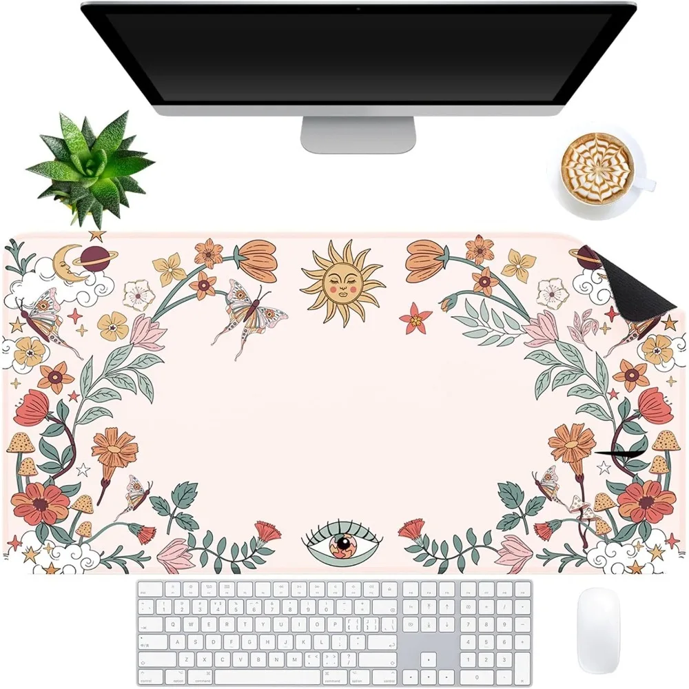 Bohemian-style fringed tablecloth, suitable for computer accessories, perfectly matching office desks and home decorations