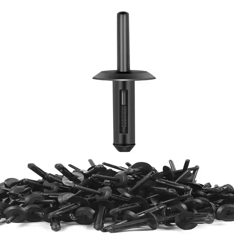 5 - 200 Pcs Mini Wheel Arch Flare Trim Moulding Bumper Clip Sideskirts - Auto Body Work Rivets for Enhanced Vehicle Aesthetics