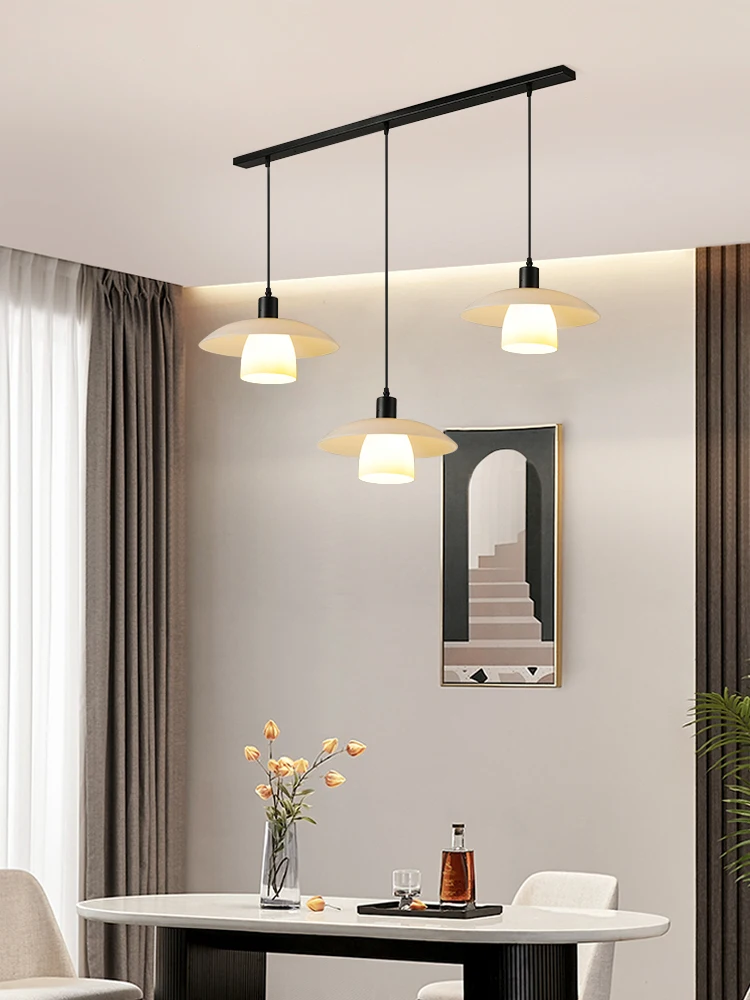 Imagem -06 - Nordic Led Pendant Lamp Dimmable com Lâmpada Remota Branco Cores Uso para Quarto Foyer Cozinha Sala de Jantar Decoração E27