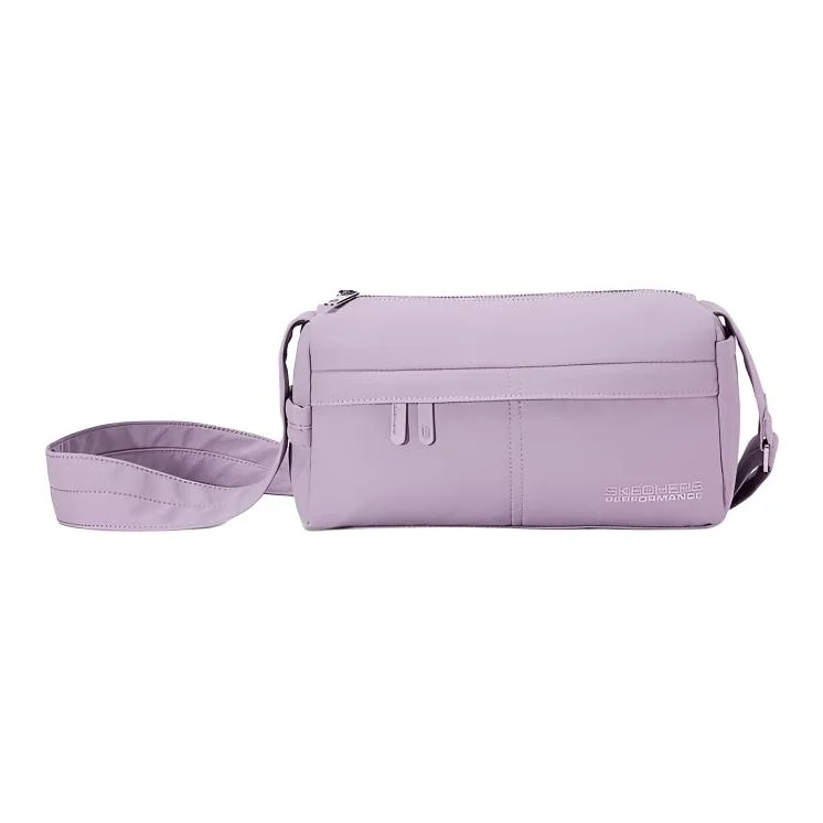 Skechers Comfortable Sports Collection Fabric Shoulder Bag, Crossbody Bag Unisex Taro Purple P125U006-04PW