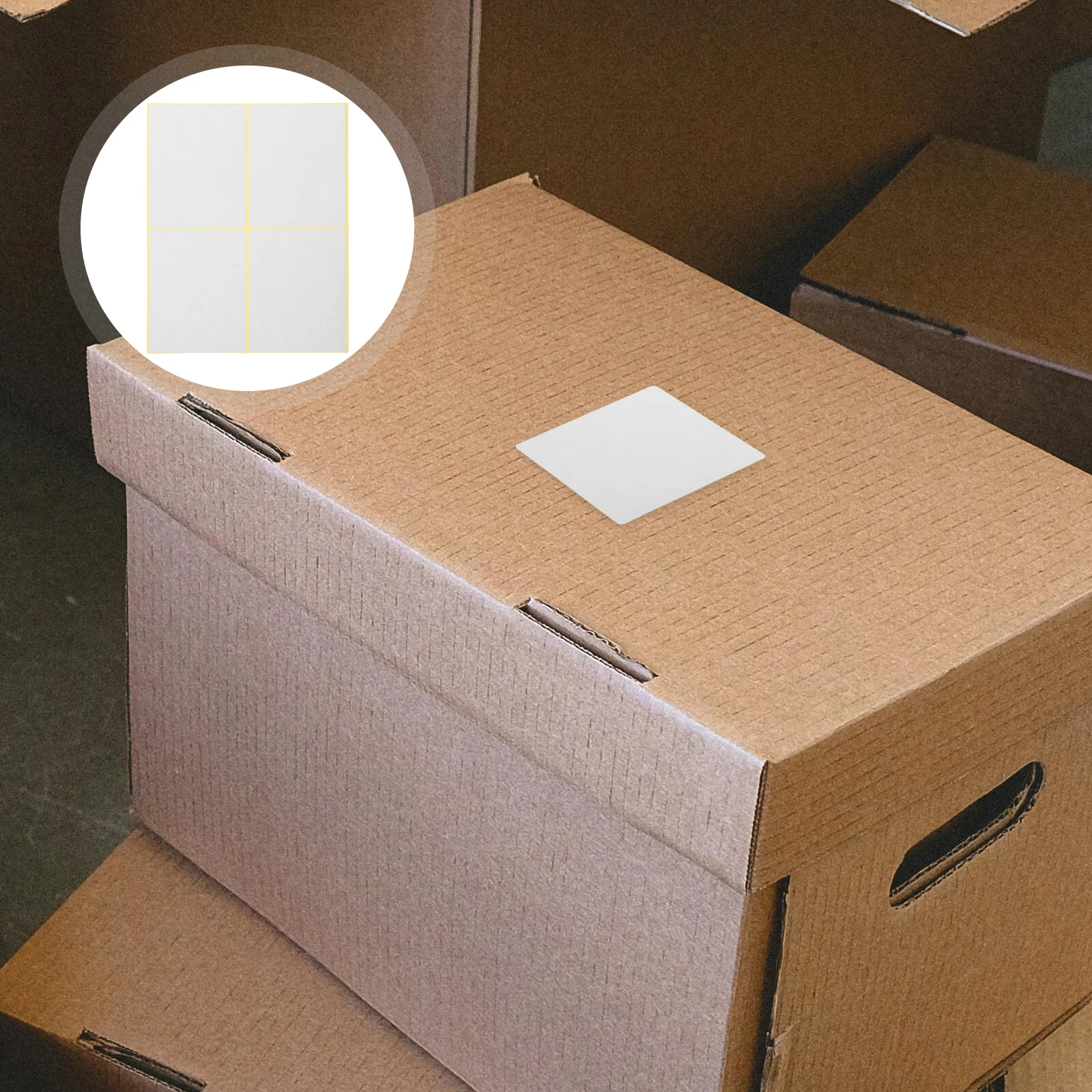 

30 Sheets Blank Self Adhesive Address Labels For Boxes Envelopes Shipping Packaging Mailing Logistics Warehouses File Folder