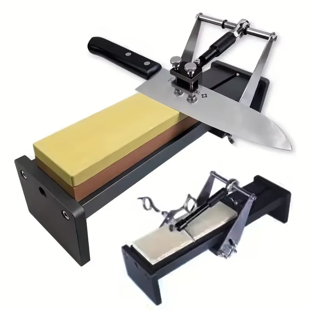 1Set Knife Sharpening Frame For Scissors Planer Chisel Professional Fixed Angle Sharpener Whetstone Grinder Sharpening Tools