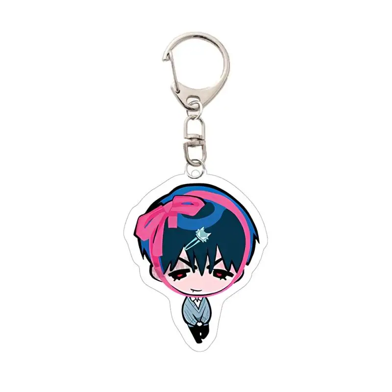 พวงกุญแจอะคริลิคการ์ตูนเอเลี่ยนสุดน่ารัก ไอวานและทิล ของตกแต่งกระเป๋า ของขวัญสุดพิเศษ