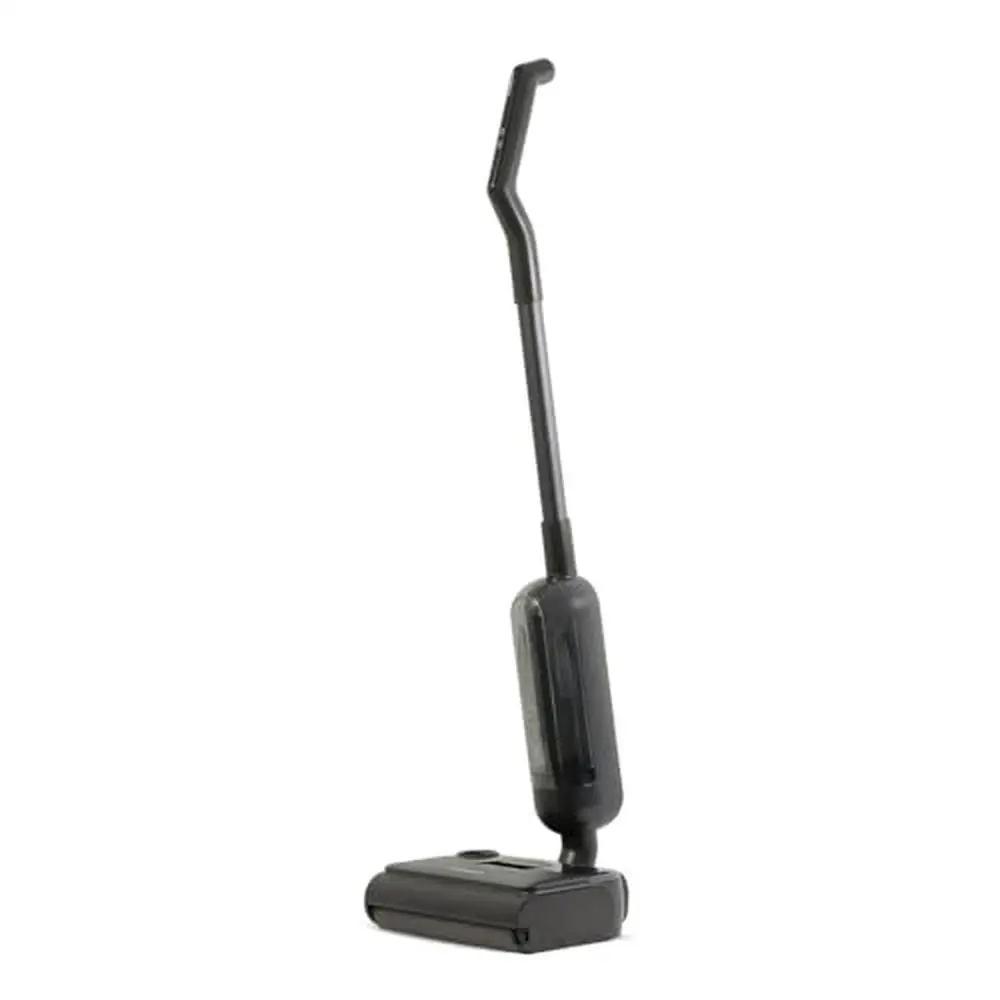 Electric Hard Floor Cleaner Upright Mop Cordless Wet Dry 80 Mins Runtime Lightweight Quiet Self-Cleaning Separates Solids Black