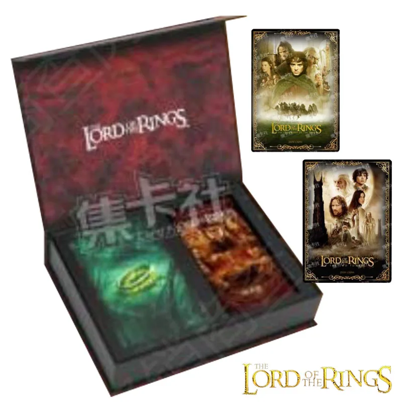 

Lord of the Rings Movie Collection Cards Booster Box Frodo Character Peripheral Toys Rare Game Playing Card Children Xmas Gifts