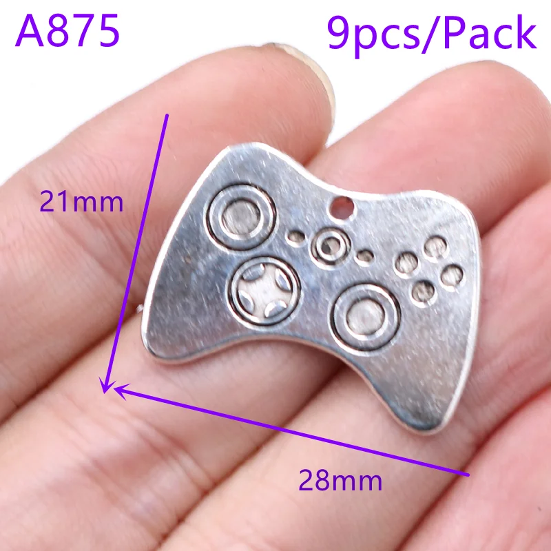 1 Pack Mixed Silver Plated Hip Hop Style Game Console Mouse Laptop Gamepad Pendant DIY Charms For Jewelry Crafts Making P1111
