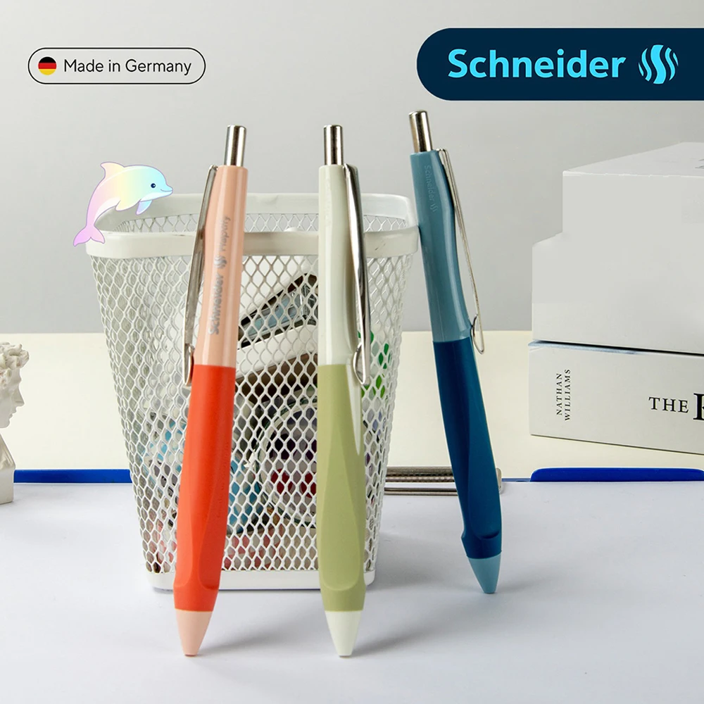 

1pc New Schneider Dolphin Gel Pen for Office School 0.5+mm Replaceable G2 Refill Black Large Capacity German Stationery