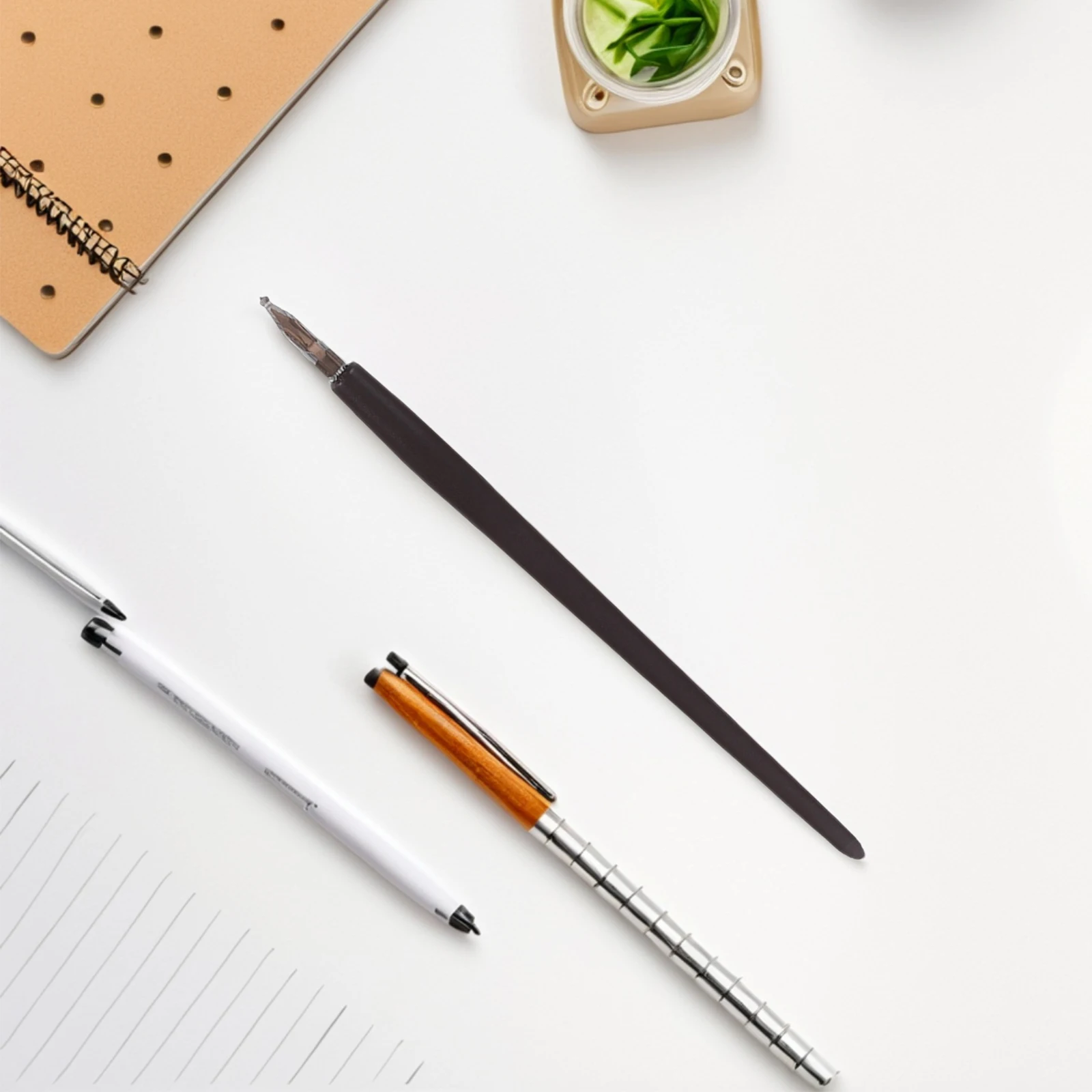 

5 шт. деревянная ручка в винтажном стиле, толстая бочка для каллиграфии, рисования, письма, художественных готических тибетских Священных Писаний