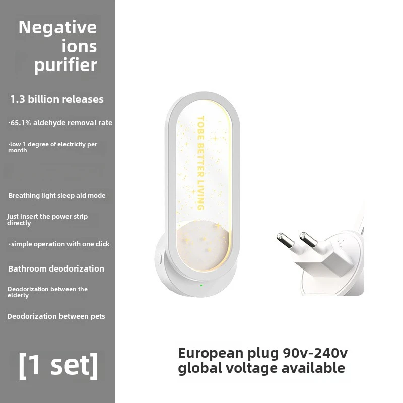 เครื่องฟอกอากาศไอออนลบขนาดเล็ก เครื่องกําจัดกลิ่นห้องน้ําและห้องน้ํา แสงบรรยากาศดวงดาว