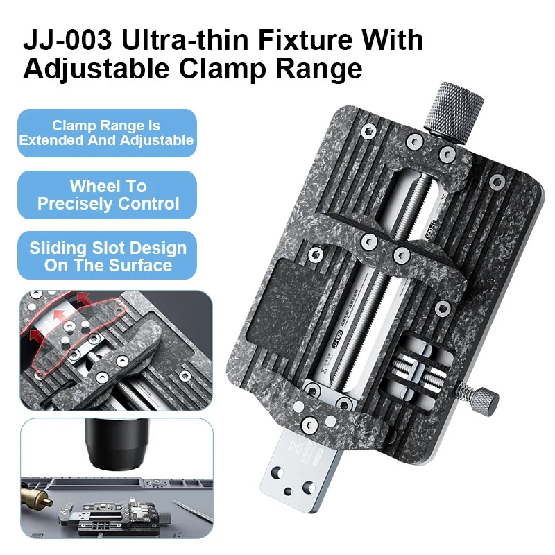 QIANLI Mega-idea JJ-003 Ultra-thin Fixture with Adjustable Clamp Range for Phone Mainboard Chip Repair Multifunctional Fixture