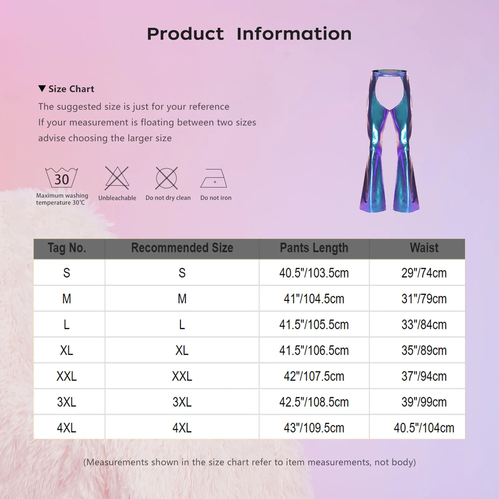 الرجال تأثيري ملحق فصول معدنية متوهج السراويل المعدنية أنيق Crotchless بنطلون للنادي حفلة مرحلة الأداء السراويل #6