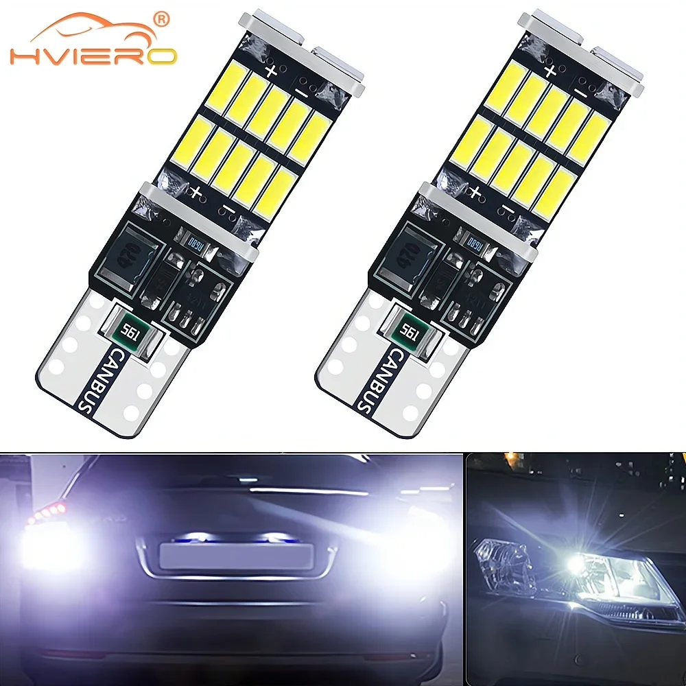 

2PCS Auto T10 T15 4014 26/30/45SMD General High Power Light Bulb LED 12V Car Back Lantern Turn Signal Busable Lamping Waterproof