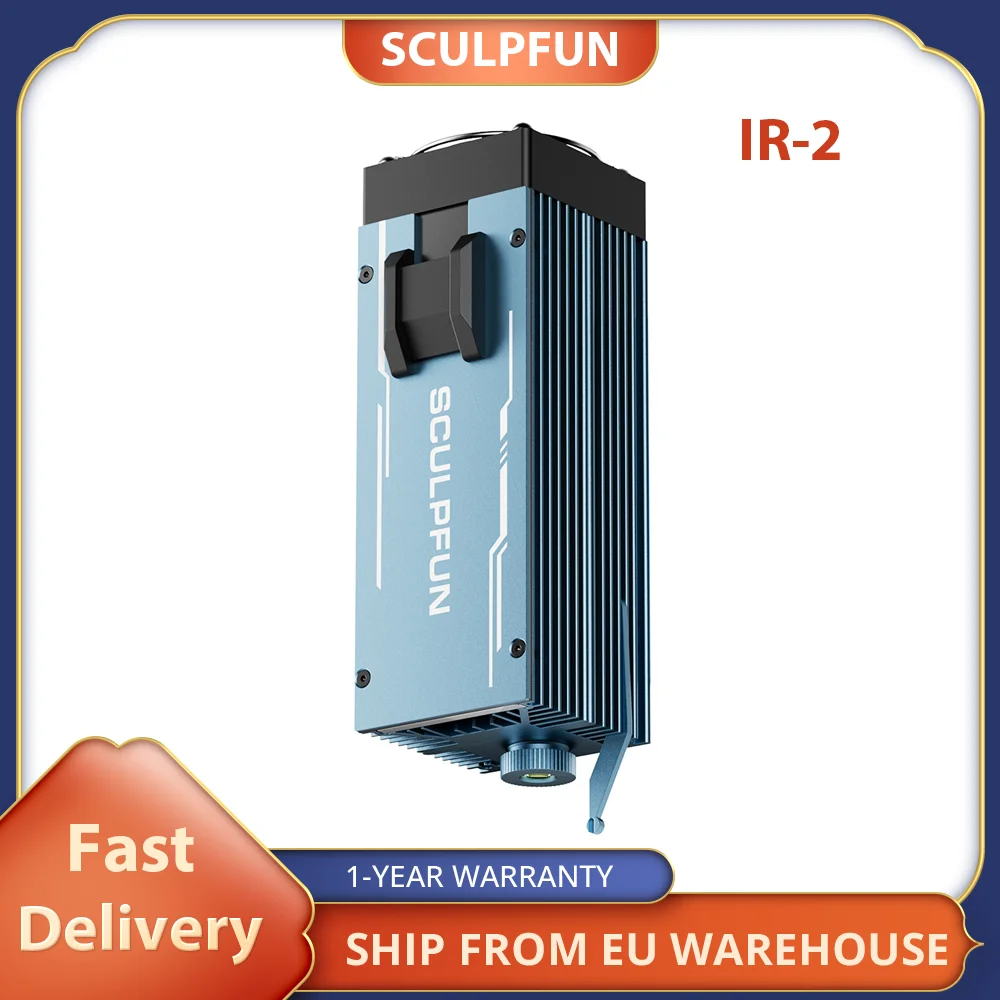 Sculpfun IR-2 2w infrarot laser modul, 1064nm wellenlänge, 0,03mm laser spot, für s9/s10/s30