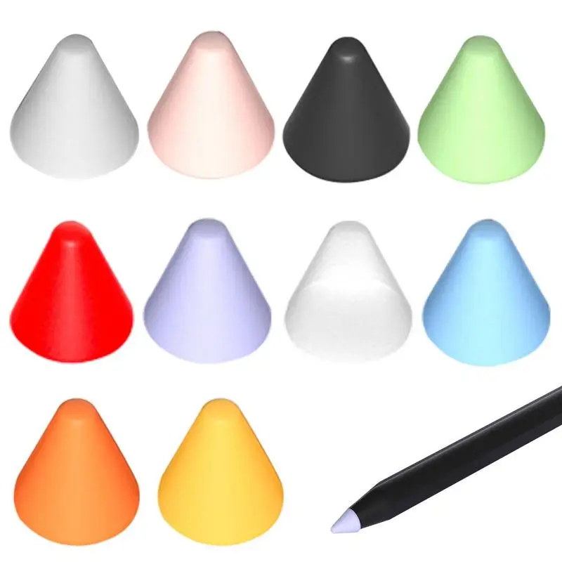 10 шт. силиконовый сменный наконечник, чехол для стилуса, карандаша, чехол для сенсорного экрана, перо, защитный чехол для XiaoMis Pad 5