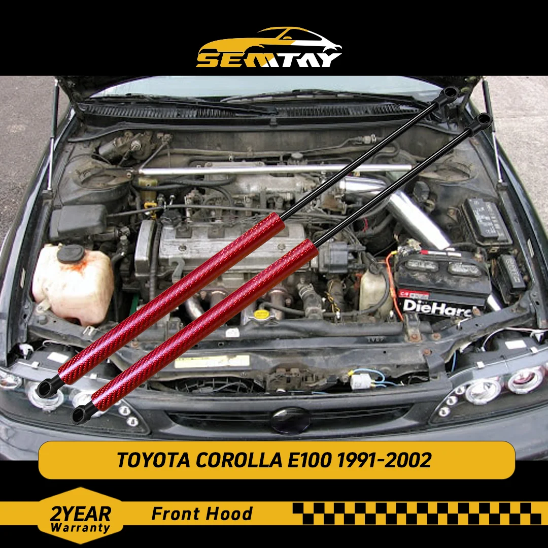 

SEMTAY Hood Struts Compatible with COROLLA E100 1991-2002 Bonnet Lift Support Shocks Damper