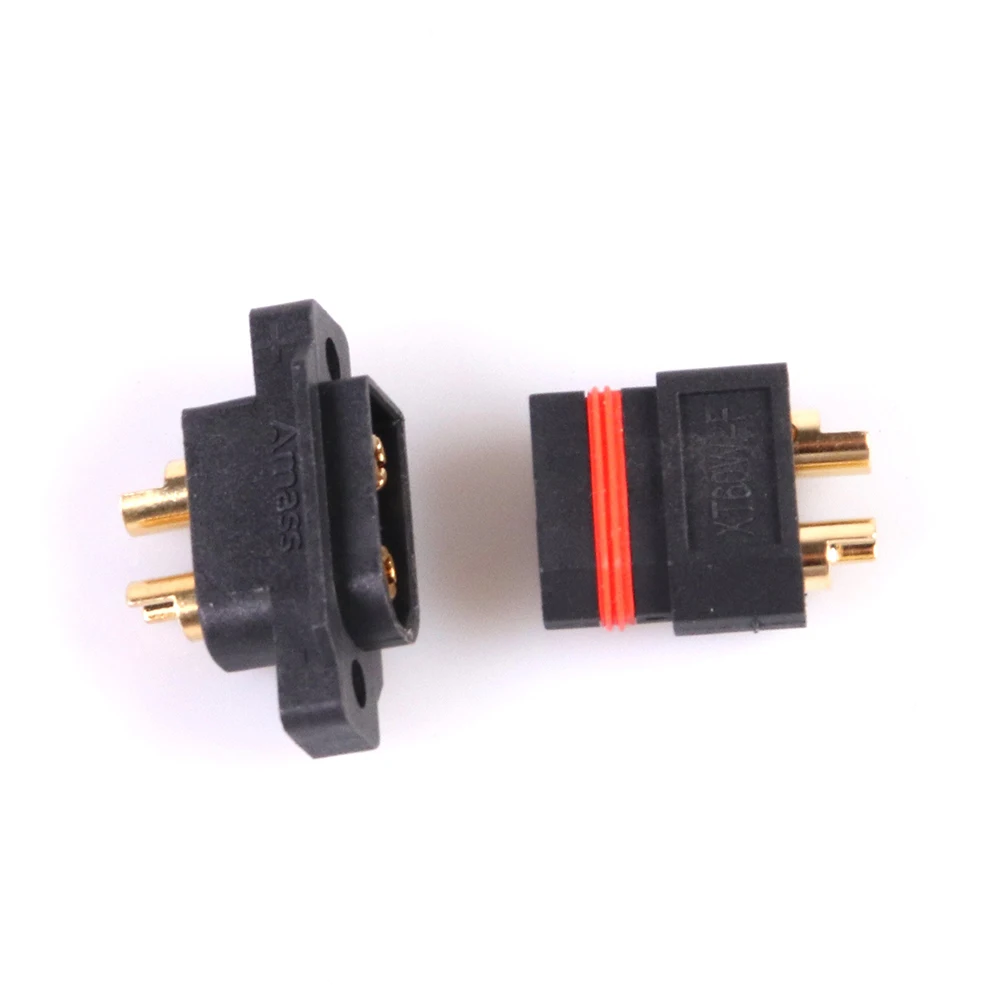 10pcs Amass XT60 XT60W XT60EW Waterproof Plug Gold-Plated Bullet Connectors Male Female for RC Aircraft Drone Car Lipo Battery