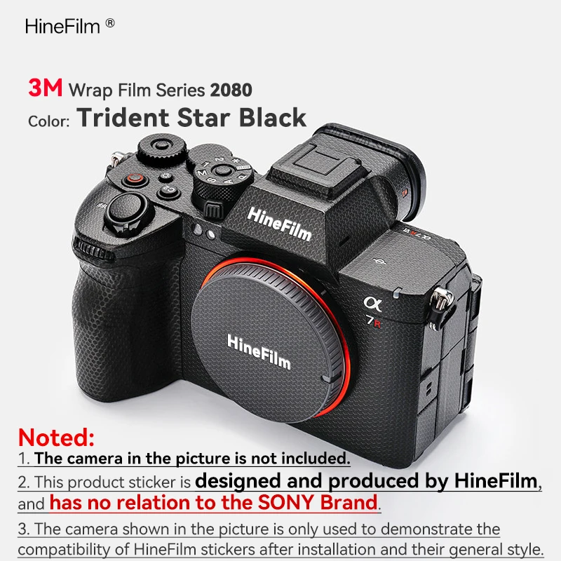 Naklejka Hinefilm na aparat Sony ILCE-7RM6, folia ochronna A7R6 A7RM6, okleina na aparat Sony A7RVI, naklejka Alpha 7VI, skórka ochronna — zdjęcie produktu 2