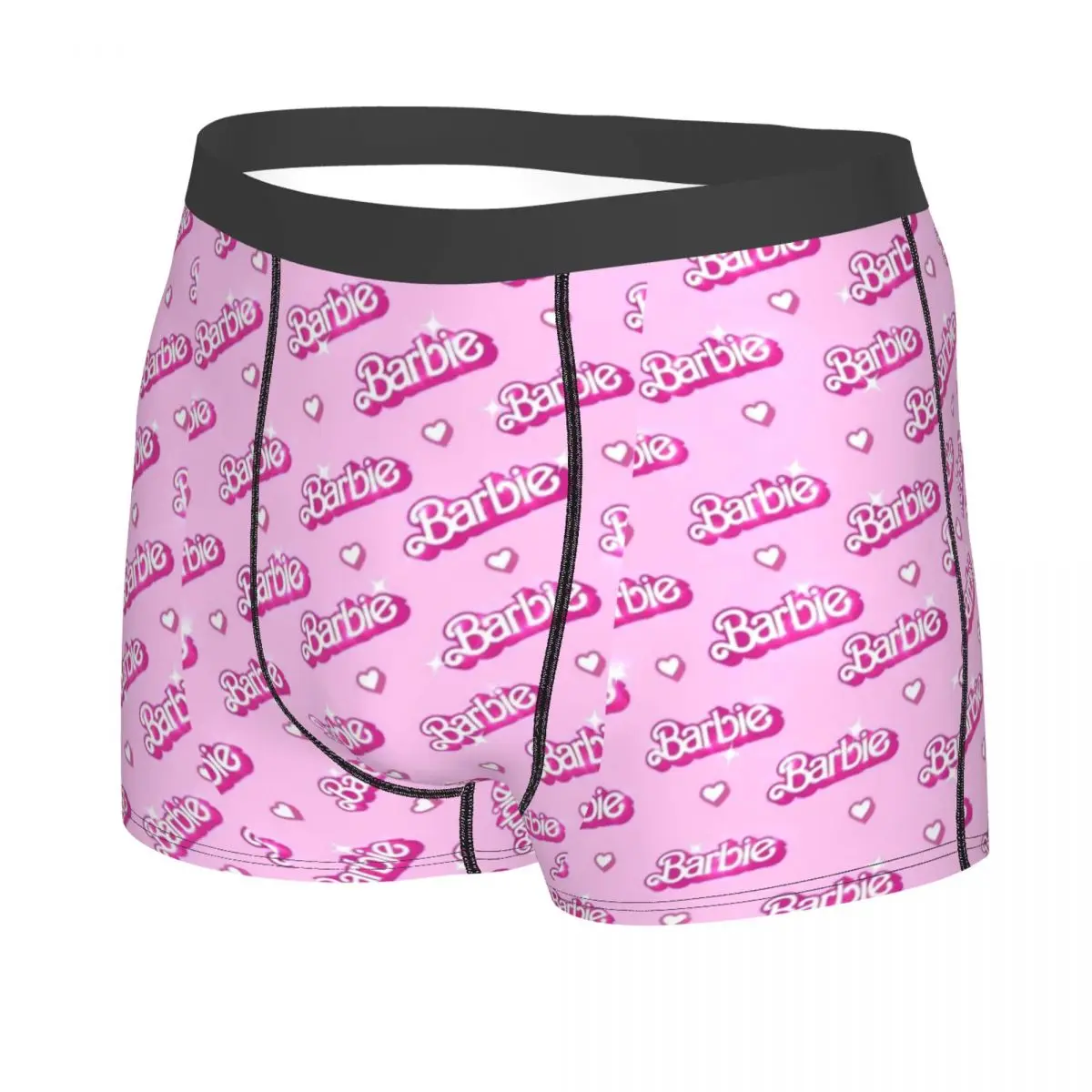 Custom Novelty Barbie Boxers Shorts Panties Men's Underpants Comfortable Briefs Underwear