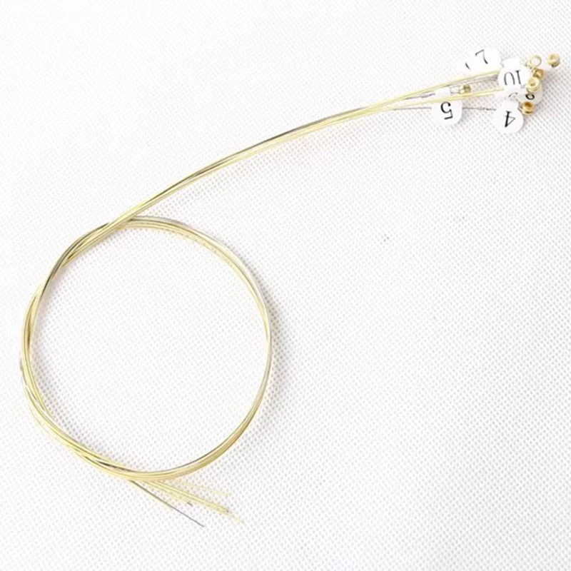 Professional Harp Strings Set Lyra Harp Strings Replacement Accessories 7/10/16/19/21/24/27/32 Full Series Brass String
