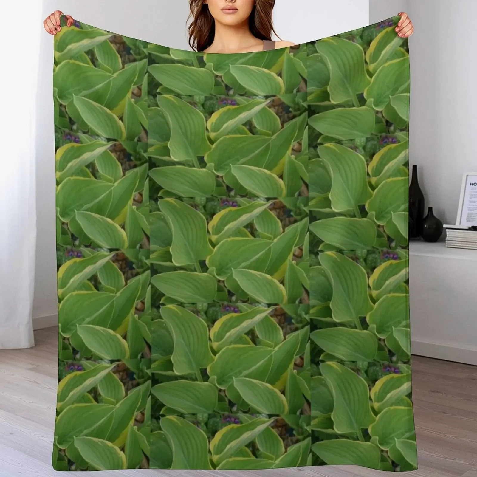 

Hosta Throw Blanket Blankets For Sofas Thermals For Travel christmas decoration Decorative Beds Blankets