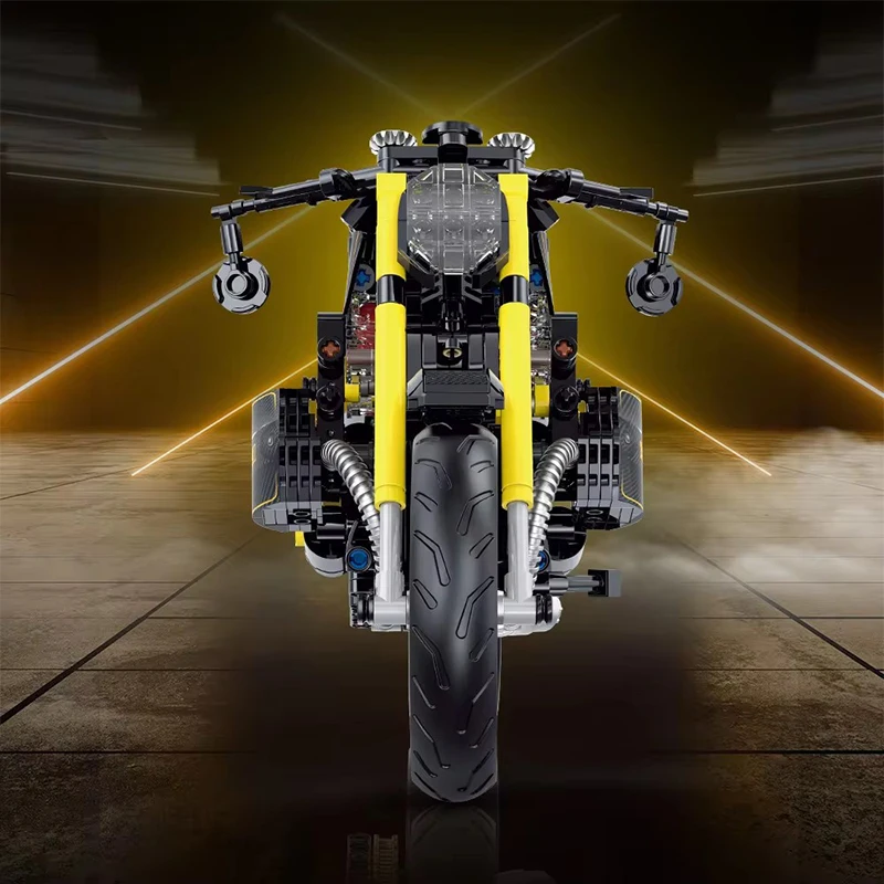 Hoogwaardige MOC 60515 Technische Motorfiets Sportwagen Model Power Locomotief Motobike Bouwsteen DIY Speelgoed Kerstcadeau Jongen