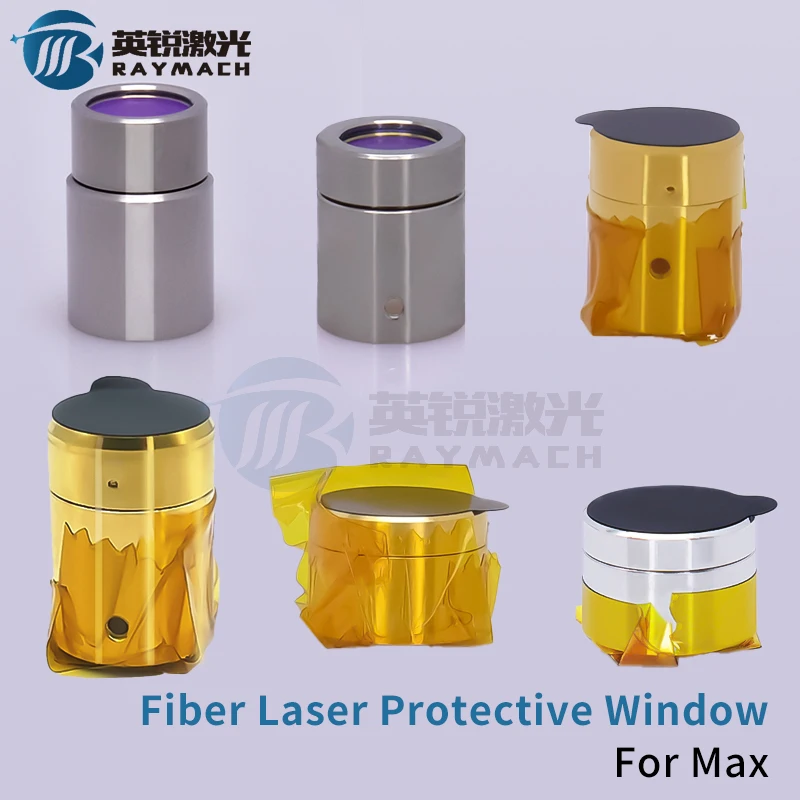 Raymach MAX Fiber Power Source Using QBH Crystal Protective Windows Output Gap 6KW Fiber Connector Lens Laser Mirror QBH Windows