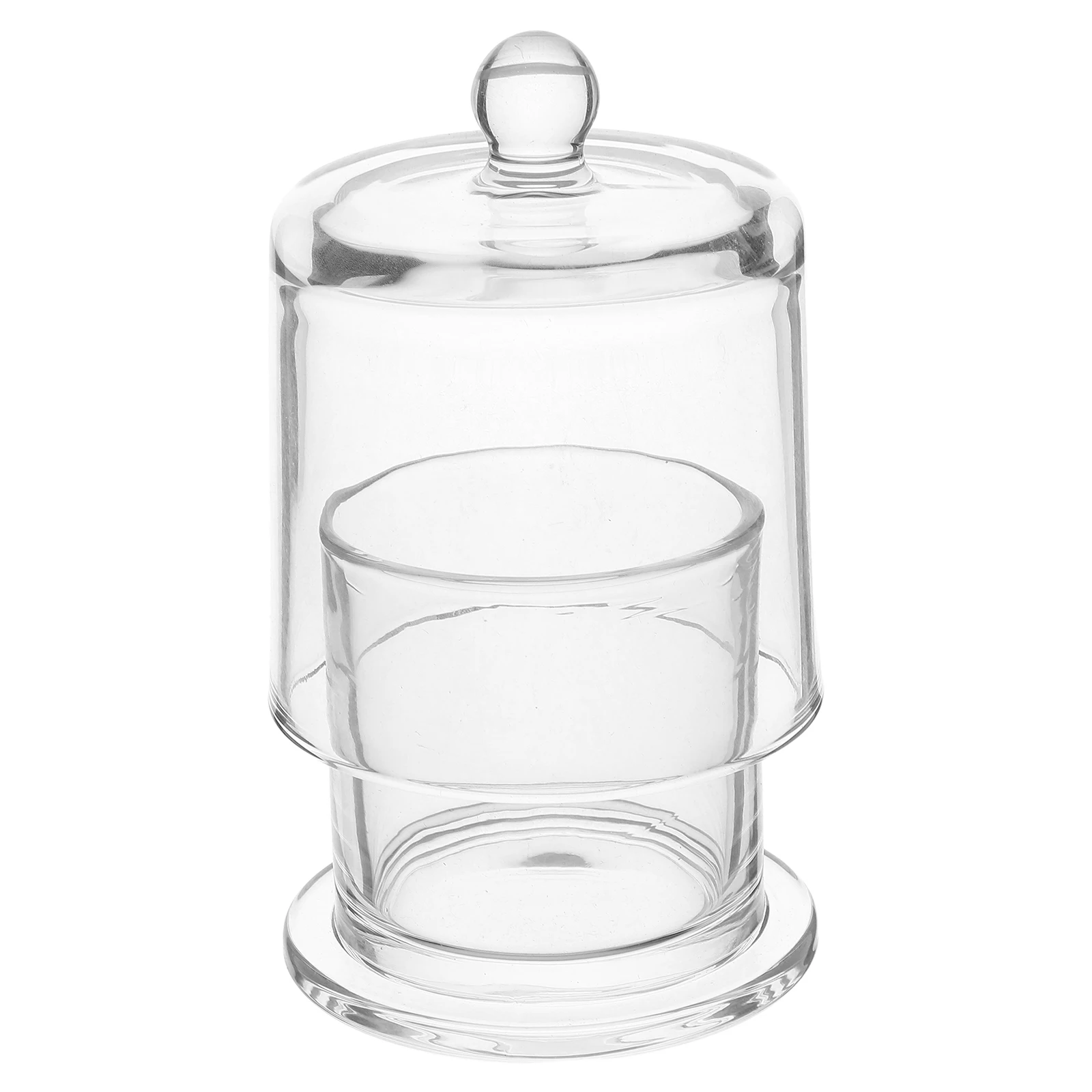 Clear Glass Holder Hurricane Design Transparent Votive Cup for Tealight Aromatherapy Wedding Home Table Decor