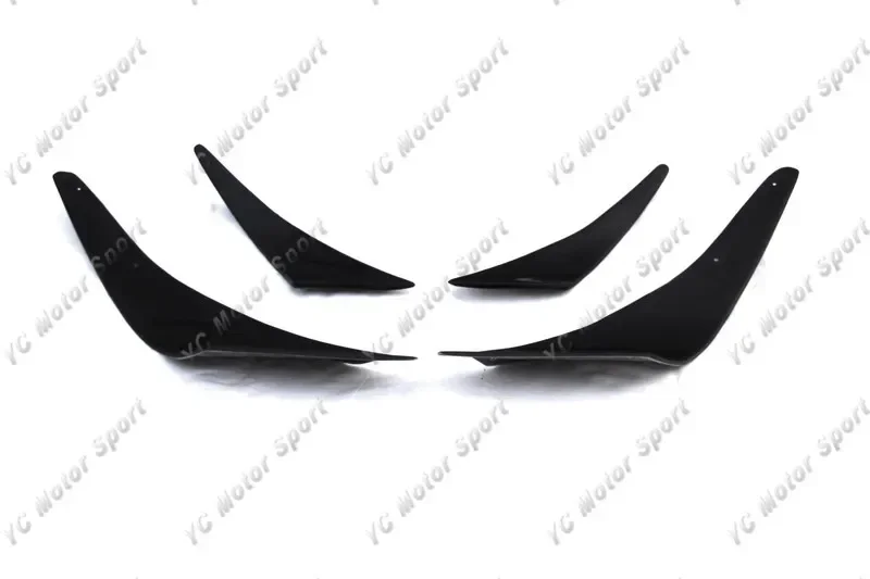 Car Accessories FRP Fiber Glass Front Canards 4pcs Only Fit For 2003-2007 Evolution 8-9 EVO 8 9 Jun Style Front Bumper