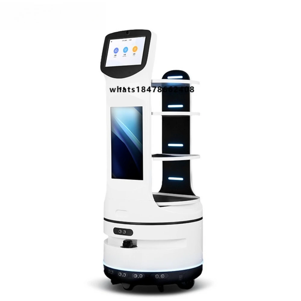 Automatic AI Waiter Service Food Delivery Robots for Commercial Catering Dish Distribution De Servicio