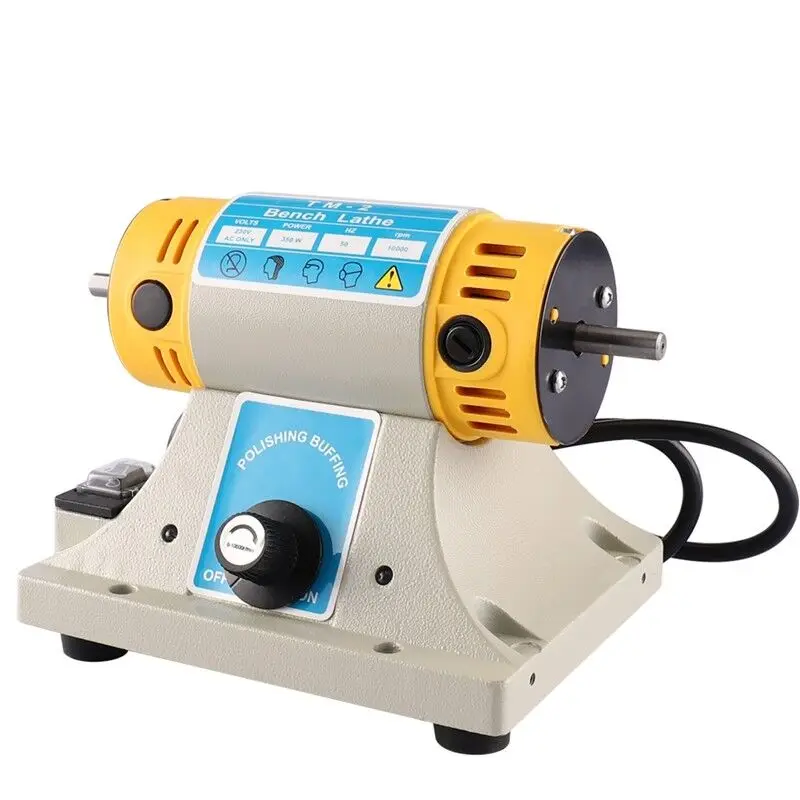 Imagem -03 - Mini Serra de Mesa Multifuncional Carpintaria 10000rpm Gem Jóias Polimento Rock Buffer Máquina Corte Bancada Torno Moedor 350w