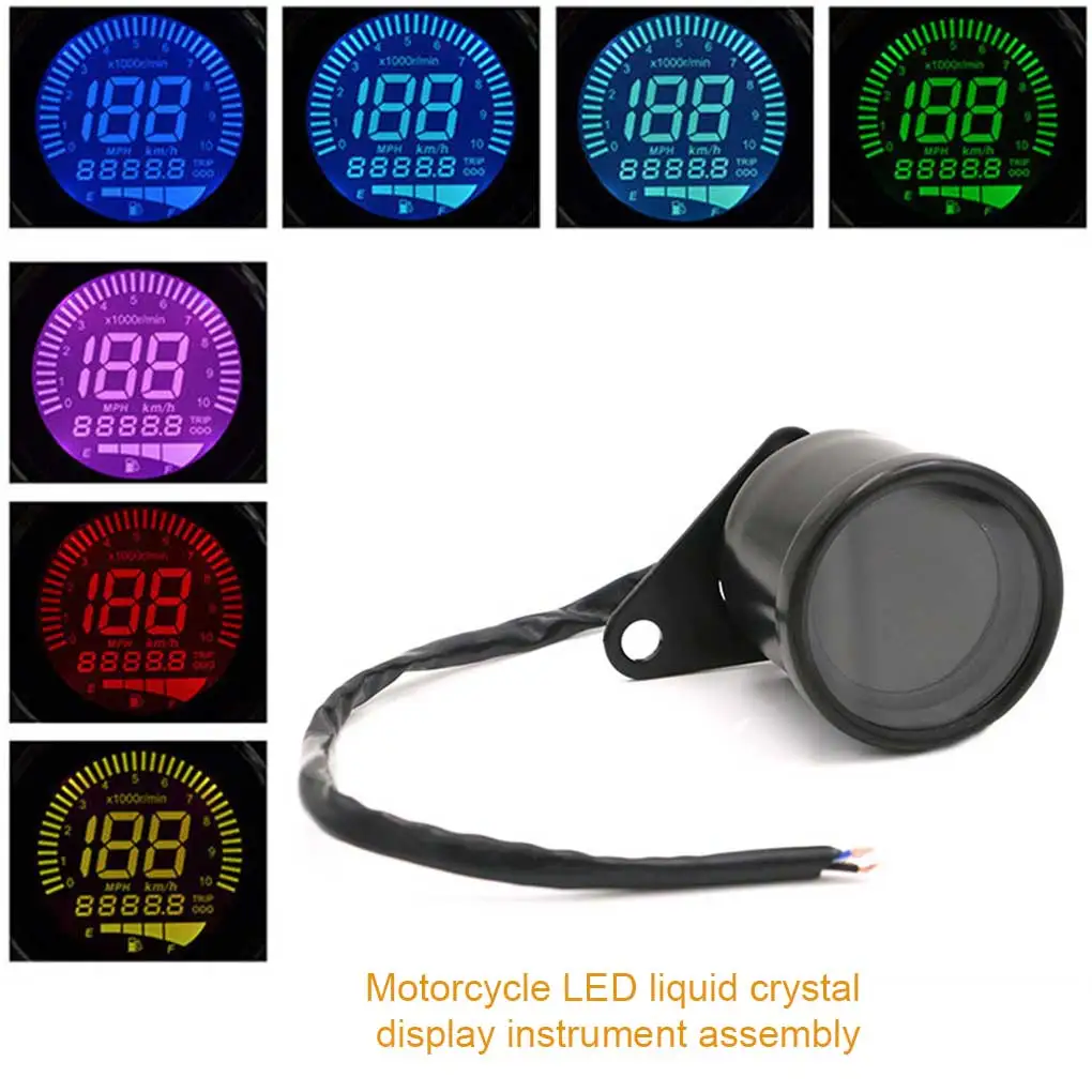 

Motorcycle Speedometer Tachometer Dashboard Gauges Professional Dial Odometer Digital Indicator Moto Accessories