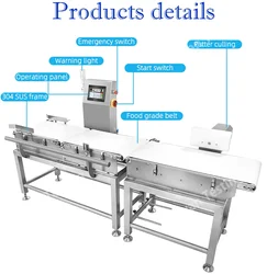 Checkweigher dynamique, balance de contrôle, machine de poids en ligne, gamme de prix d'usine, 5g, 15kg