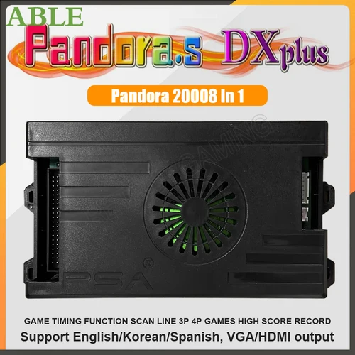 Imagen 2 del producto Pandora Saga Box DX Plus 20008 en 1 Kit de bricolaje Joystick de 5 pines estilo Happ botón Arcade consola de juegos gabinete para máquina Bartop