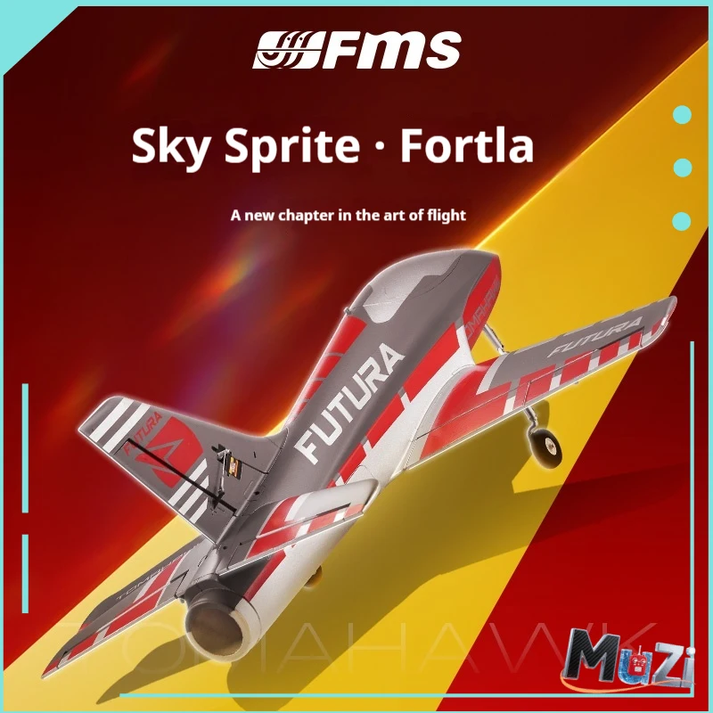 طائرة FMS RC 64 مللي متر فوتورا توماهوك مع اللوحات مدرب رياضي مروحة أنبوبية EDF Jet 3 ألوان نموذج طائرة هواية طائرة Avion PNP