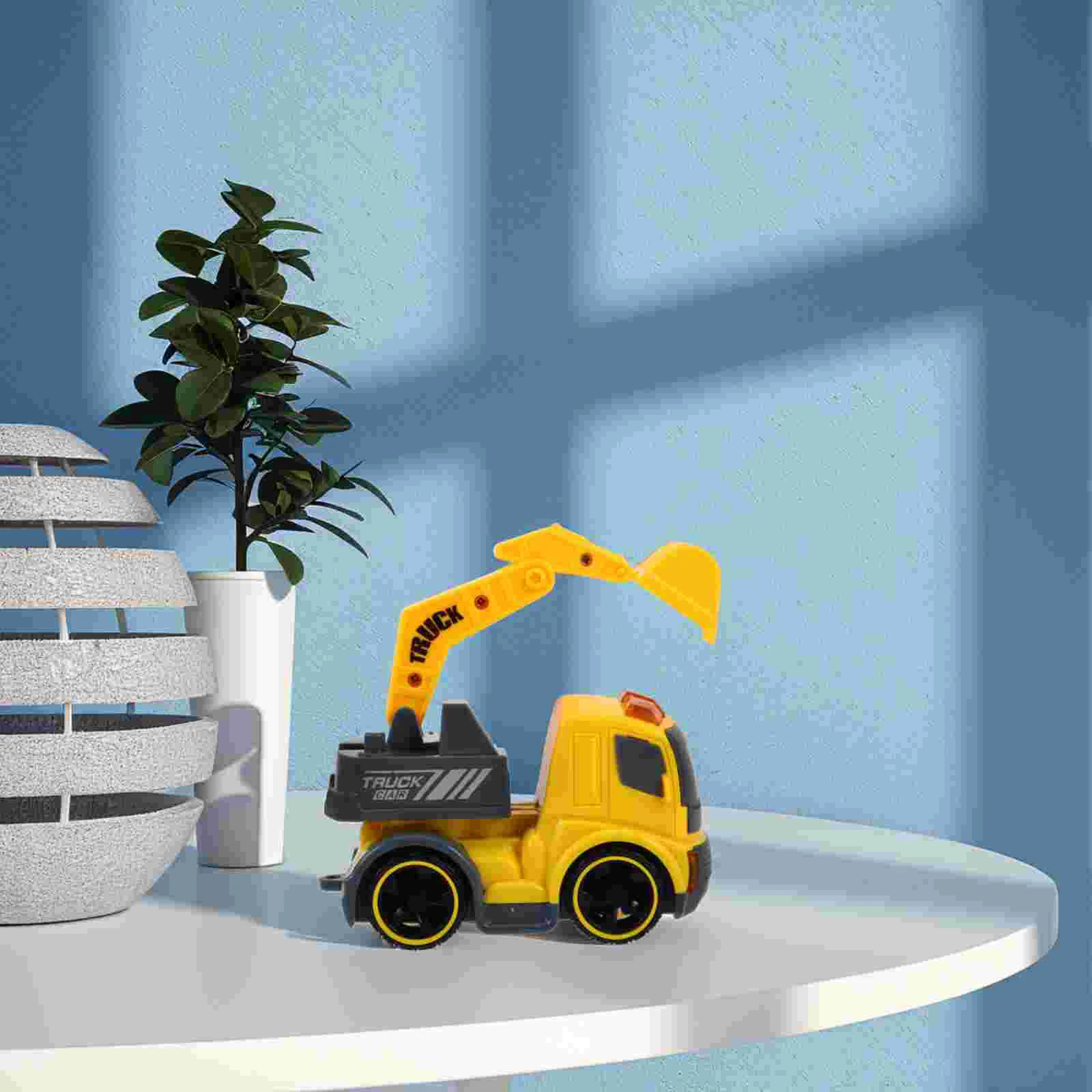 Children's Toy Car Truck Indoor Cranes Plastic Mini Construction for Kids Power Washers Electric Powered