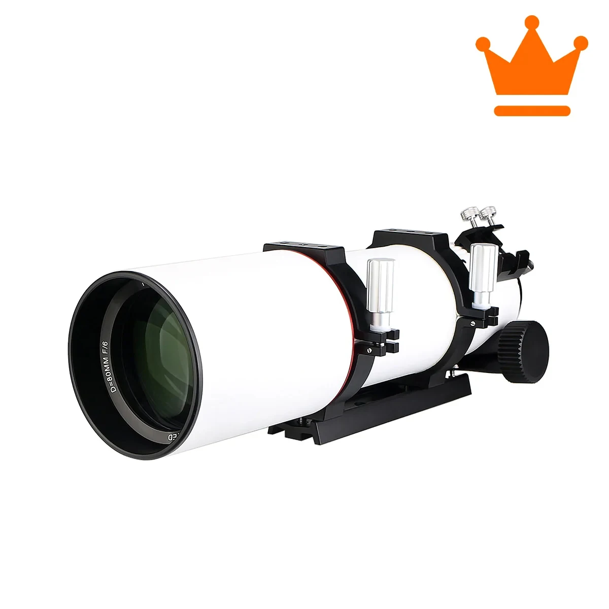 SV550 APO Triplet Refractor, 80mm F6 OTA with Micro-Reduction Rap Focuser, Portable Telescope Adults for Deep Sky Astroph