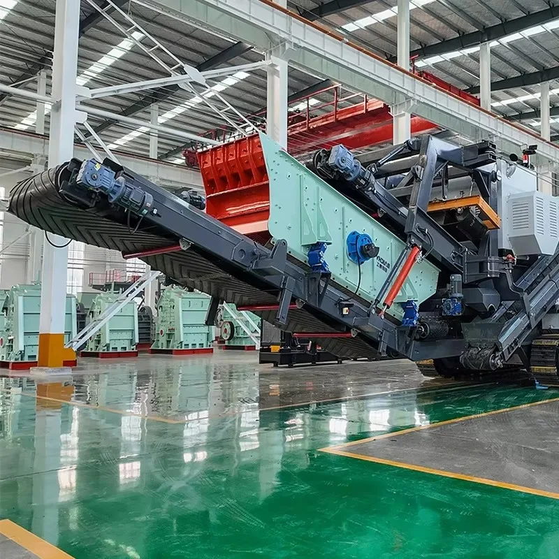 Crawler Impact Crusher YMC110S Mobile Plant CI1110 Impact Crusher Stone Crushing Equipment Tracked Mobile Impact  Crusher Plant