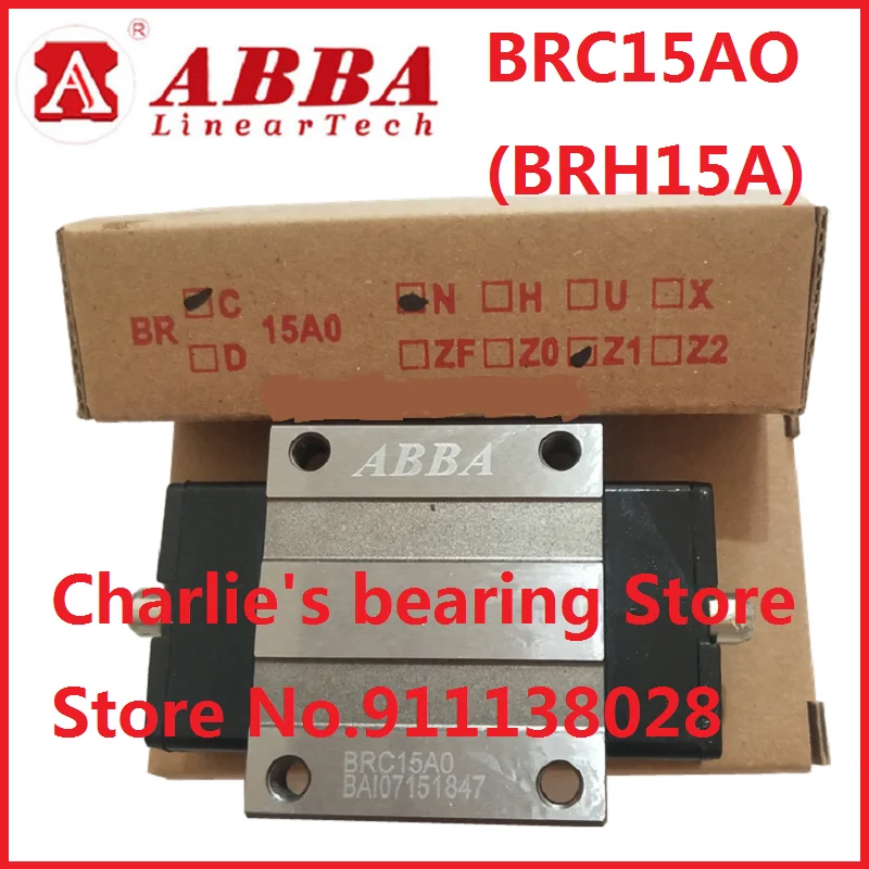 

1 шт. 100% новые оригинальные линейные направляющие ABBA BRC15AO (BRH15A) слайдер с фланцевым подшипником