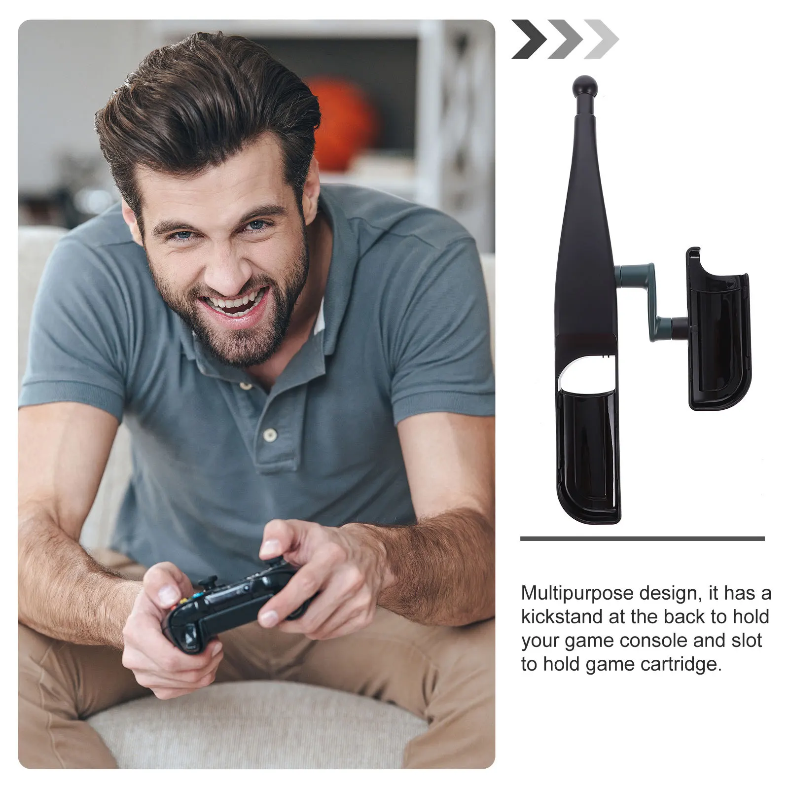 Rod Game Controller, kompatibel mit Switch, leichter Griff, somatosensorisches Angelspiel-Gamepad, Angelspiel-Zubehör, Spiel