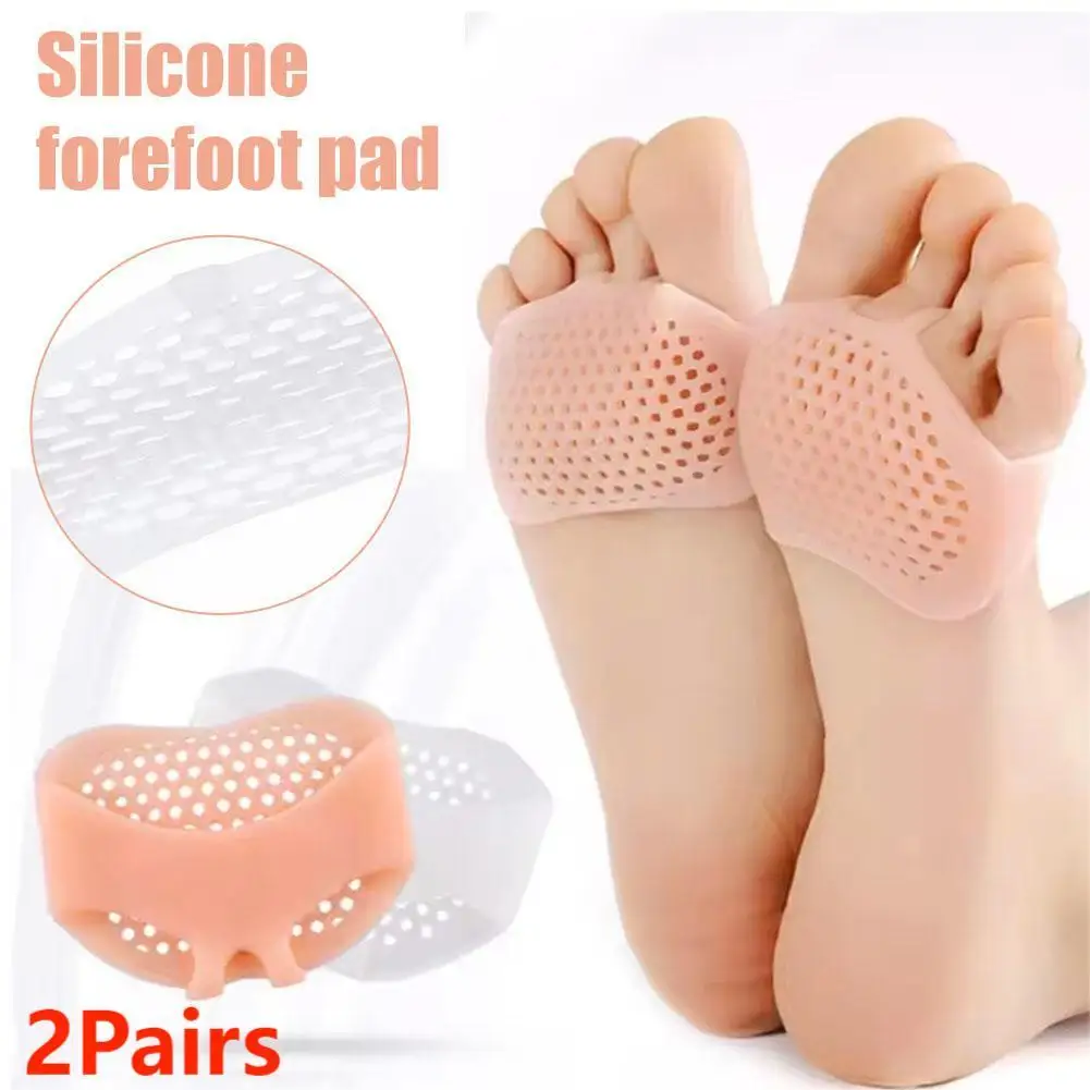 Silicone Toe Separator Foresole Pad Pain-proof Anti-slip Foot Protection Ultra-soft Honeycomb Insole Orthopedic Foot Care Tools