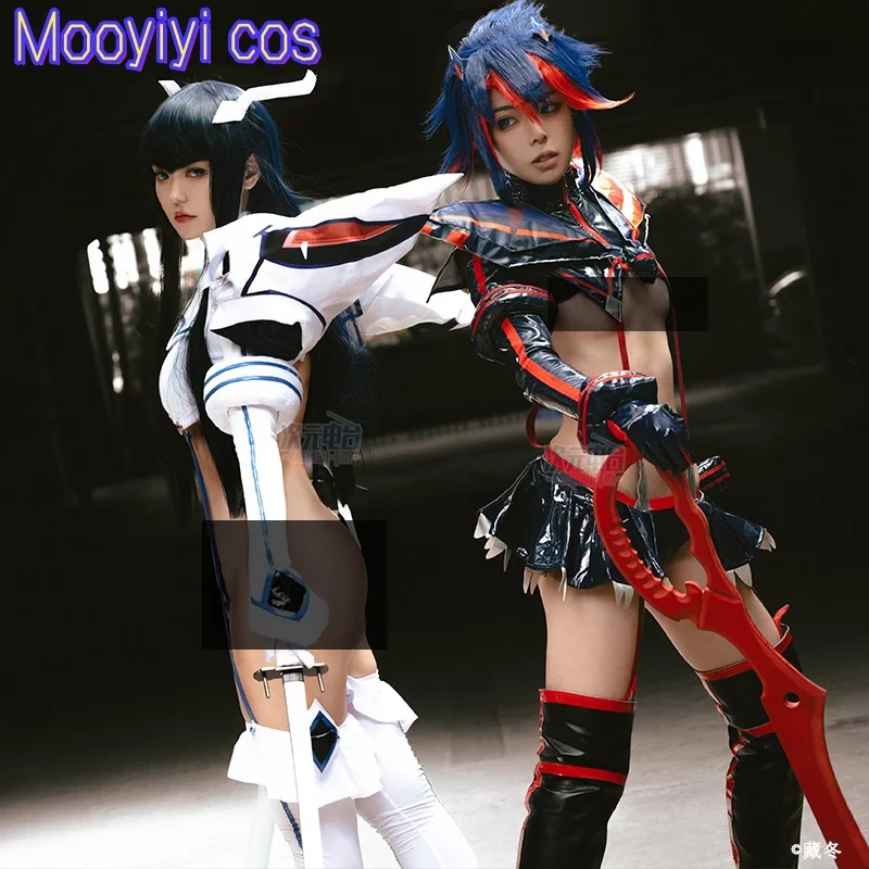 2025 New Matoi Ryuuko Cosplay costume Halloween Christmas Role Playing Party Comic Game Anime Kill La Kill sexy leather coat