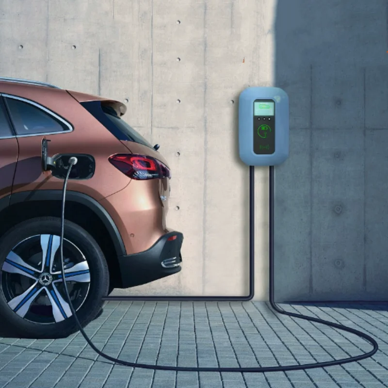 Brand-new, Genuine Single-Port Wall-Mounted Charging Station  European Standard Three-Phase 11 kW with 5-inch Color Screen