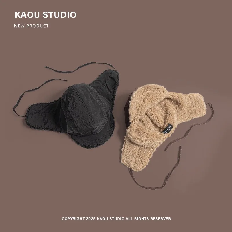 شتاء جديد سميكة أفخم Bomber القبعات للنساء في الهواء الطلق ركوب التزلج الدافئة واقيات الأذن تنوعا الأشرطة الطيار قبعات الرجال