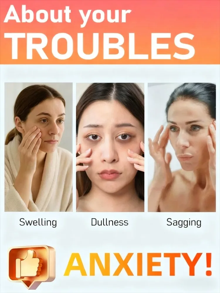 2025 Cleaning Eye Brushing Tools Plastic Vacuum Cleaner Brushing Eye Art Tools Flatten Dark Eye Circles.