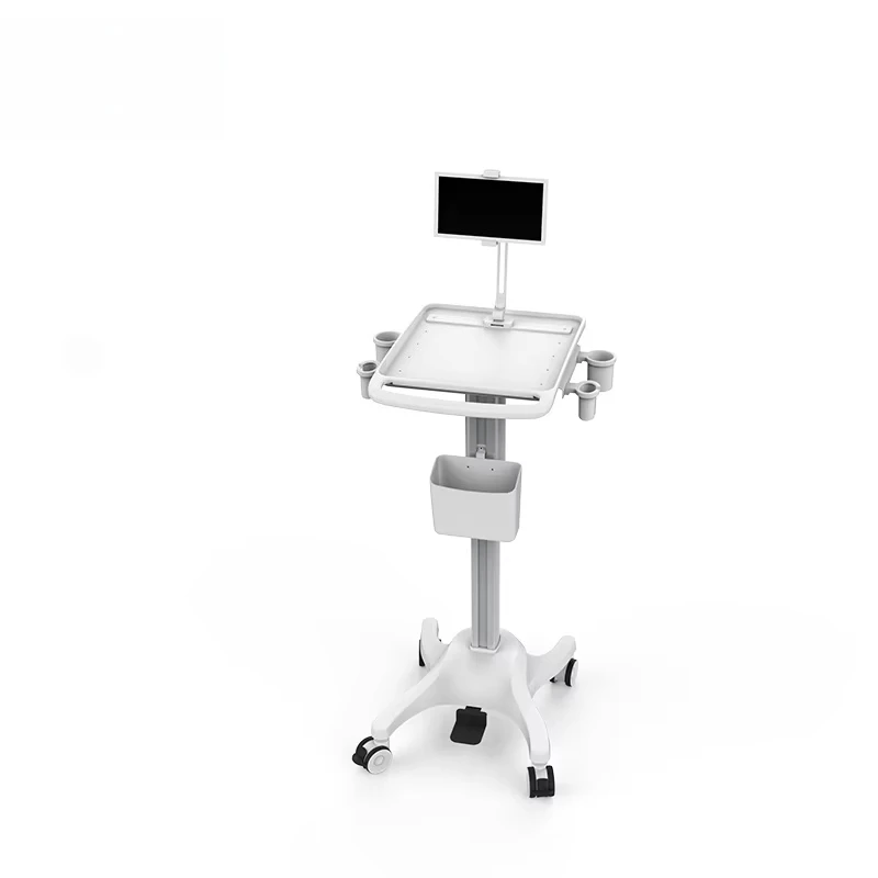 Multifunctional Therapeutic Equipment Cart Medical Laptop Cart for Hospitals and Hotels